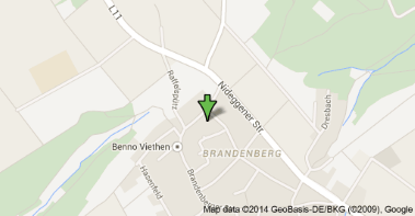 Map of Brandenberger Straße 66, 52393 Hürtgenwald